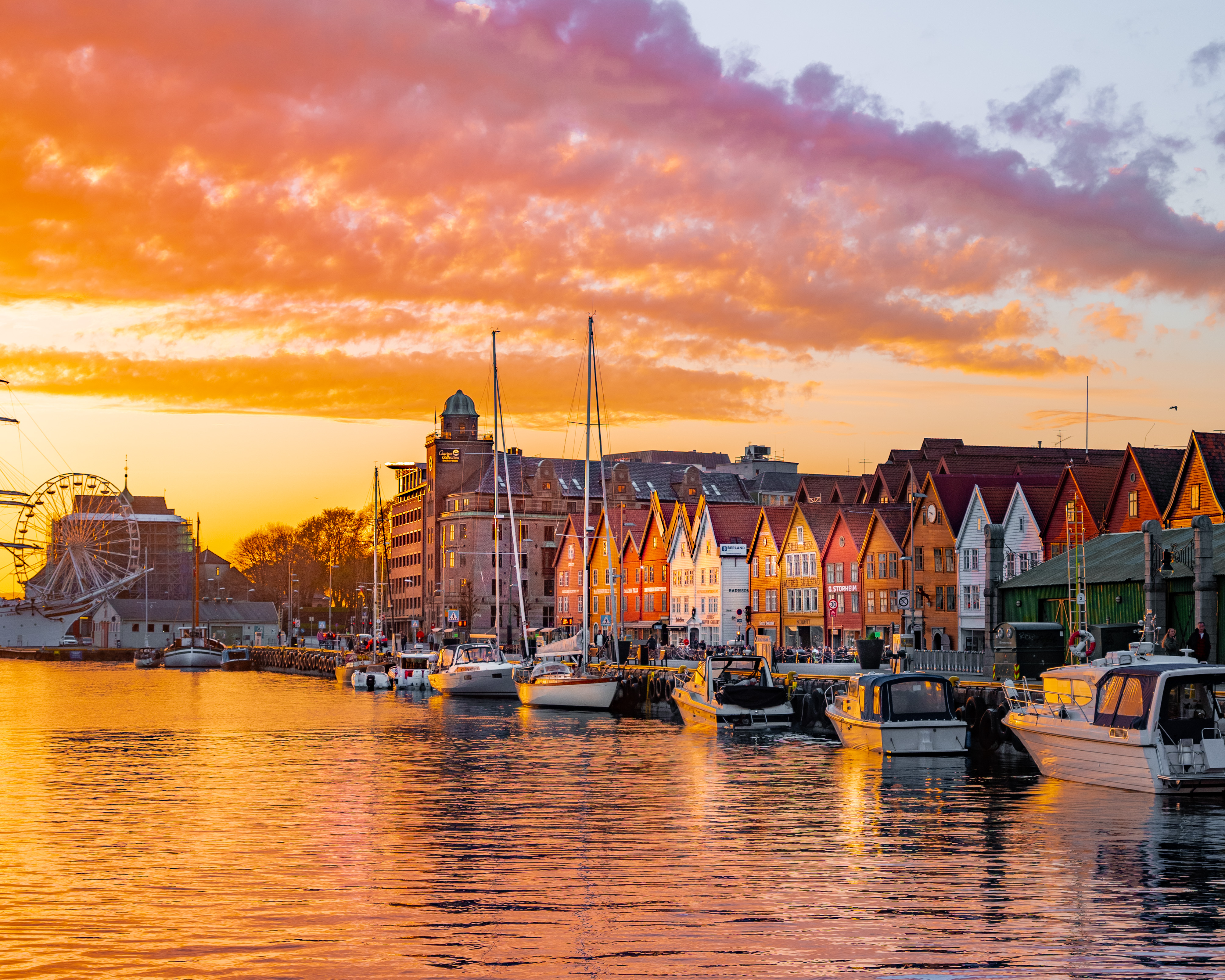 Sundown in Bergen